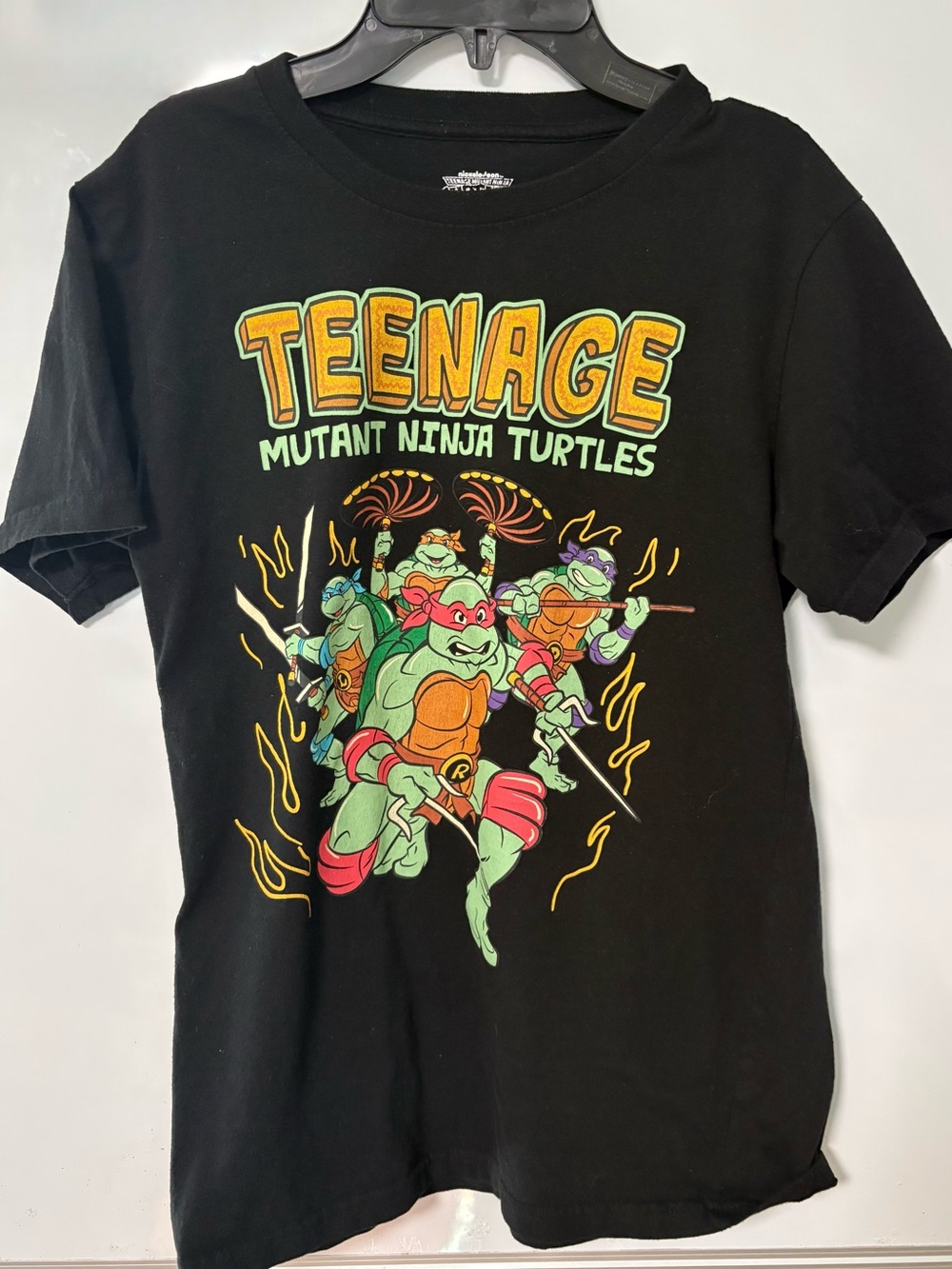 Teenage Mutant Ninja Turtles Black Graphic Youth Tee